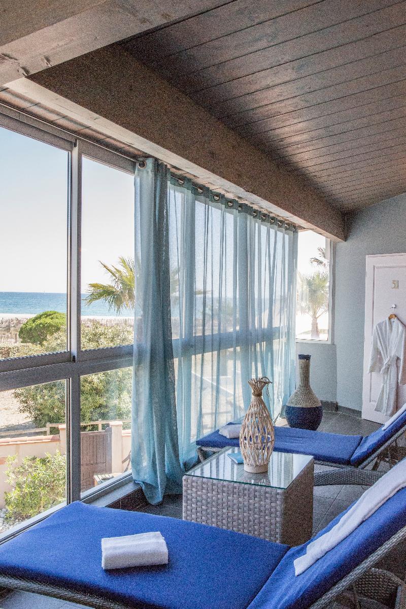 Les Bulles De Mer - Hotel & Spa Sur La Plage Saint-Cyprien  Exterior foto